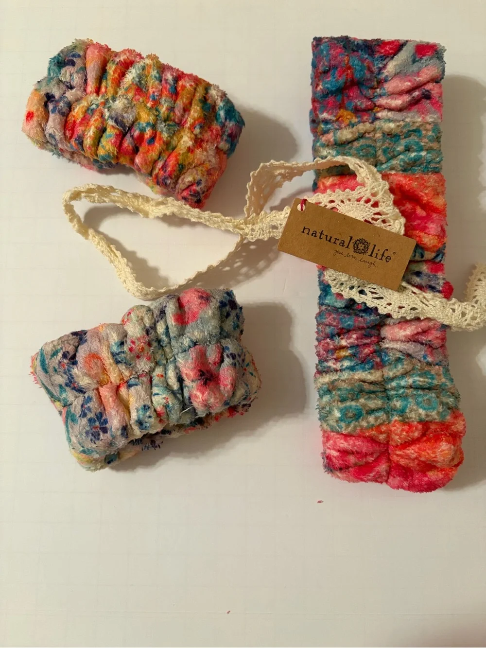 NATURAL LIFE WASHBAND SET PINK WATERCOLOR